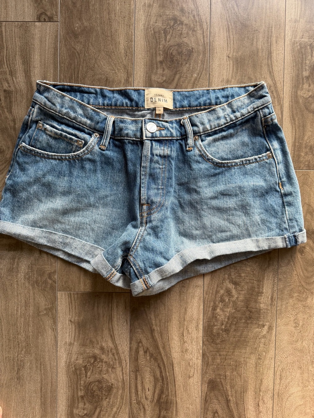 Sézane Denim Shorts